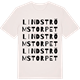 Vintage White t-shirt med Lindströmstorpet ordlek t-shirt