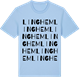 Blue Soul t-shirt med Linghem ordlek t-shirt