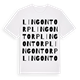 Lingontorp ordlek t-shirt