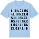 Blue Soul t-shirt med Linkelösa ordlek t-shirt