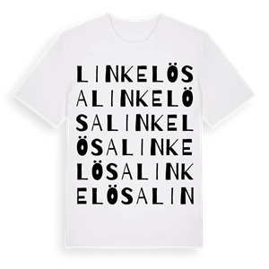 Linkelösa ordlek t-shirt – ekologisk bomull t-shirt från Pinshirt