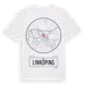 White t-shirt med Linköping t-shirt