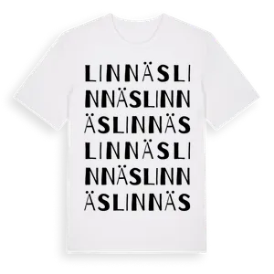 Linnäs ordlek t-shirt – ekologisk bomull t-shirt från Pinshirt