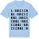 Blue Soul t-shirt med Linneberg ordlek t-shirt
