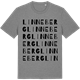 Mid Heather Gray t-shirt med Linneberg ordlek t-shirt