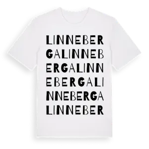 Linneberga ordlek t-shirt – ekologisk bomull t-shirt från Pinshirt