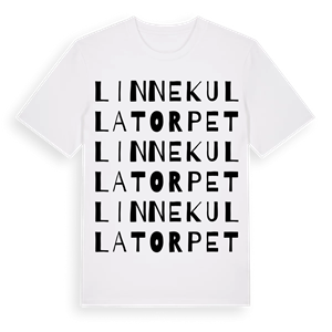 Linnekullatorpet ordlek t-shirt – ekologisk bomull t-shirt från Pinshirt
