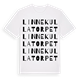 Linnekullatorpet ordlek t-shirt