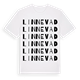 Linnevad ordlek t-shirt