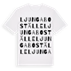 Ljunga boställe ordlek t-shirt