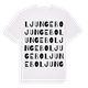 White t-shirt med Ljungebo ordlek t-shirt