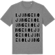 Mid Heather Gray t-shirt med Ljungebo ordlek t-shirt