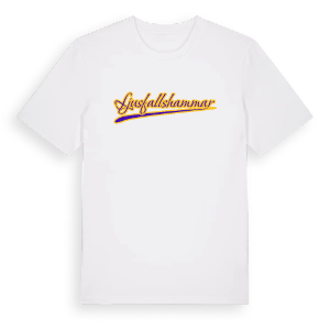 Ljusfallshammar baseball t-shirt – ekologisk bomull t-shirt från Pinshirt