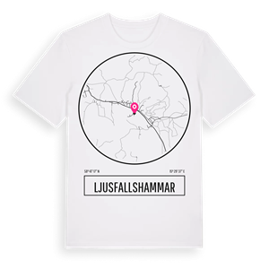 Ljusfallshammar t-shirt – ekologisk bomull t-shirt från Pinshirt