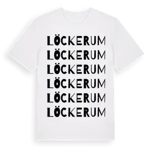 Löckerum ordlek t-shirt – ekologisk bomull t-shirt från Pinshirt