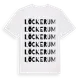 White t-shirt med Löckerum ordlek t-shirt