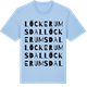 Blue Soul t-shirt med Löckerumsdal ordlek t-shirt