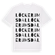 Löckerumsdal ordlek t-shirt