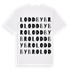 Loddby bro ordlek t-shirt