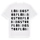 Löningstorp ordlek t-shirt