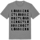 Mid Heather Gray t-shirt med Lönnberget ordlek t-shirt