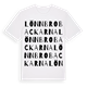 Lönnbrobackarna ordlek t-shirt