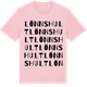 Pink Cotton t-shirt med Lönnshult ordlek t-shirt