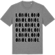 Mid Heather Gray t-shirt med Lönö ordlek t-shirt