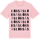 Pink Cotton t-shirt med Lönsås ordlek t-shirt