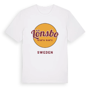 Lönsbo cirkel t-shirt – ekologisk bomull t-shirt från Pinshirt