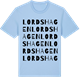 Blue Soul t-shirt med Lordshagen ordlek t-shirt