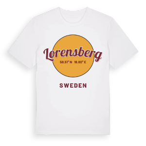 Lorensberg cirkel t-shirt – ekologisk bomull t-shirt från Pinshirt