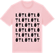 Pink Cotton t-shirt med Löt ordlek t-shirt