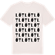Vintage White t-shirt med Löt ordlek t-shirt