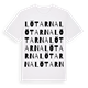 Lötarna ordlek t-shirt