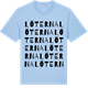 Blue Soul t-shirt med Löterna ordlek t-shirt