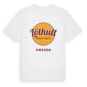 Löthult cirkel t-shirt – ekologisk bomull t-shirt från Pinshirt