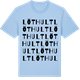 Blue Soul t-shirt med Löthult ordlek t-shirt