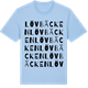 Blue Soul t-shirt med Lövbäcken ordlek t-shirt