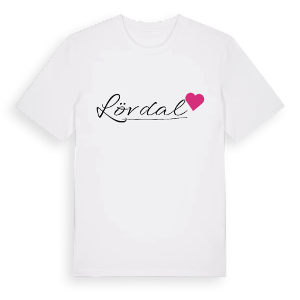 Lövdal hjärta t-shirt – ekologisk bomull t-shirt från Pinshirt