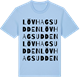 Blue Soul t-shirt med Lövhagsudden ordlek t-shirt