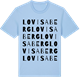 Blue Soul t-shirt med Lovisaberg ordlek t-shirt