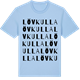 Blue Soul t-shirt med Lövkulla ordlek t-shirt
