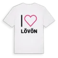 Jag älskar Lövön t-shirt stort tryck