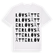 Lövsätter ordlek t-shirt