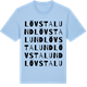 Blue Soul t-shirt med Lövsta lund ordlek t-shirt