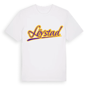 Lövstad baseball t-shirt – ekologisk bomull t-shirt från Pinshirt