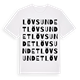 Lövsundet ordlek t-shirt