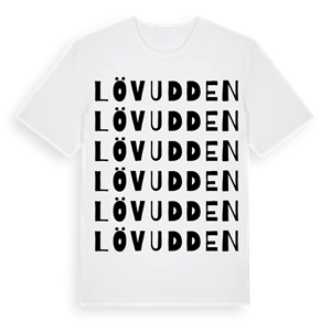 Lövudden ordlek t-shirt – ekologisk bomull t-shirt från Pinshirt