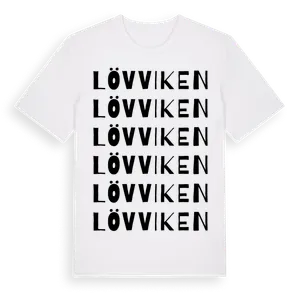 Lövviken ordlek t-shirt – ekologisk bomull t-shirt från Pinshirt